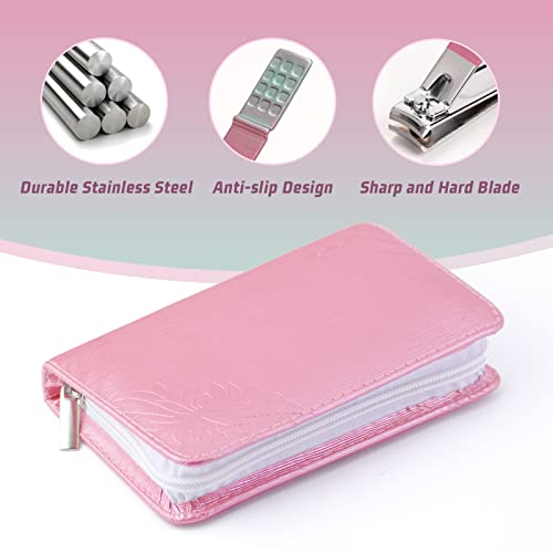 WOAMA Manicure Set 30 In 1 Pedicure Kit Nail Clippers Set Manicure Kit Professional Stainless Steel Nail Kit For Women Men - color: Rainbow