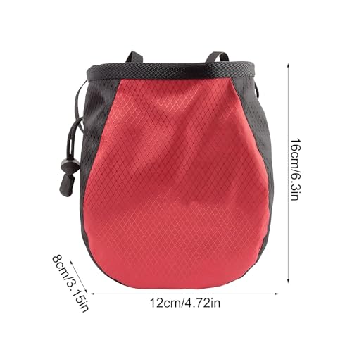 Chalk Bag for Rock Climbing Lightweight Leakproof Adjustable Pouch | Outdoor Bouldering Chalk Pouch for Outdoor Weight Lifting Training Mountaineering Climber Athlete Instructor