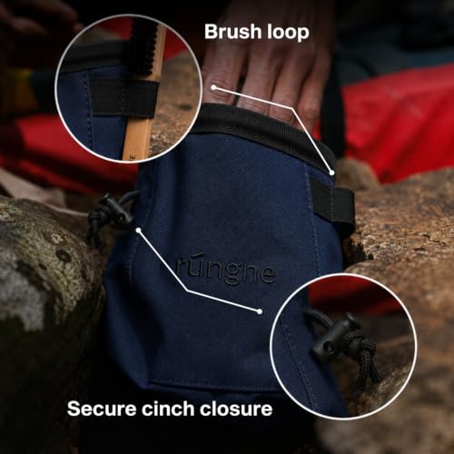 Rungne Craft Chalk Bag - color: Dark Blue Denim