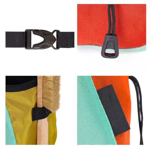 Gym Chalk Bag Waterproof Refillable Pouch | Rock Climbing Storage Pockets Outdoor Gear for Weightlifting Disc Golf Gymnastics Outdoor Adventure Weightlifters Climbers