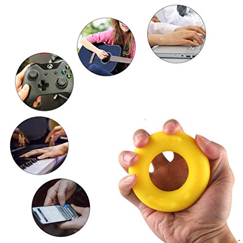 3PCS Finger Stretcher Resistance Bands Strength Trainer for Forearm Exercise Guitar Finger Strengtheners Rock Climbing 6.6 8.8 11 Pounds - color: style 8