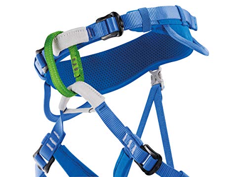 PETZL MACCHU Kids' Rock Climbing Harness | Adjustable Seat Harness for Children Less Than 40kg / 88 lbs - color: Violet