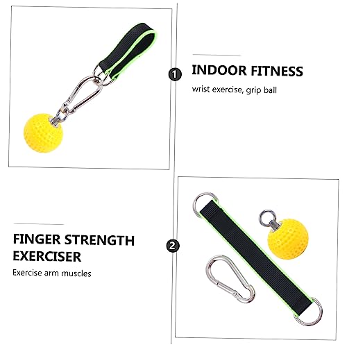 Climbing Ball Hanging Rings Hand Grip Strength Exerciser Wrist Strengthener for Outdoor Sports Like Climbing Wrestling Gymnastics