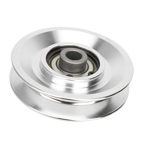 Aluminum Alloy Exercise Pulley | 10.5mm Universal Replacement for Gym Equipment | Strength Training/Home Gym Accessories | Sturdy & Lightweight 165g - size: Diameter 80mm