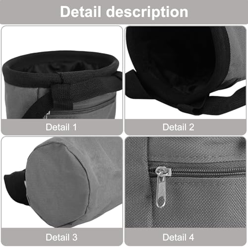 Rock Climbing Chalk Bag Talcum Powder Weightlifting Pouches Adjustable Drawstring Nonslip Storage Pouches Adjustable Drawstring Bag - color: Blue