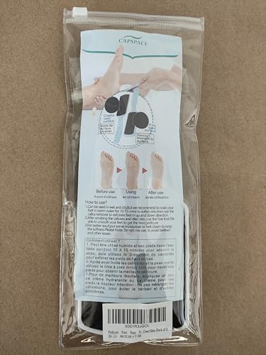 Foot File for Dead Skin - 3 Pack Professional Pedicure Tools Callus Remover for Feet, Dual-Sided Feet Scrubber Foot Care Products to Remove Callous Dead and Hard Skin for Both Wet and Dry Feet - size: 1 Count (Pack of 3)