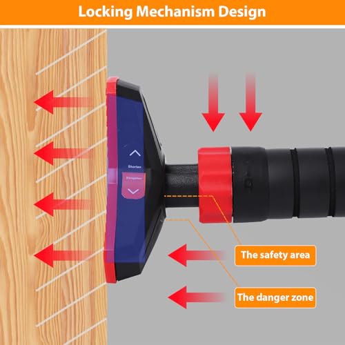 Pull Up Bar for Doorways, 27-42in Chin Up Bar, Strength Training Upper Body Workout Pull Up Bar with Level Meter and Adjustable Strength Training Bar, No Screw Installation Required, Max Load 440 LBS