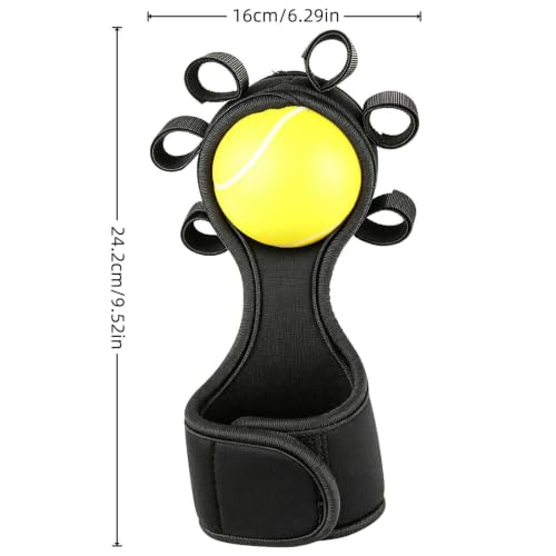 Grip Strength Ball Finger Muscle Trainer Tool | Finger Strengthening Tool for Workout Outdoor Weightlifting Rock Climbing Home Fitness Gym Office - color: Yellow