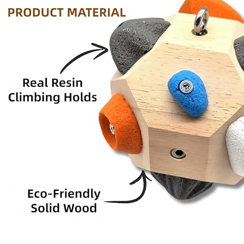 Handcrafted Climbing Blocks,Boulder Block for Climbers, Finger Strengthener & Grip Trainer for Rock Climbers, Bouldering Training Tool - Ideal Gift for Beginners & Professionals