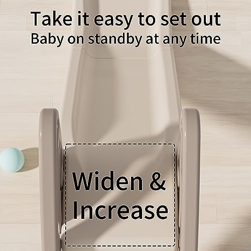 Toddler Slide Large Play Climber Slide PlaySet with Extra Long Slipping Slope Indoor Slide Kids Slide Toddler Playground Toddler Slide Outdoor Toys for Toddlers (Brown) - color: Brown