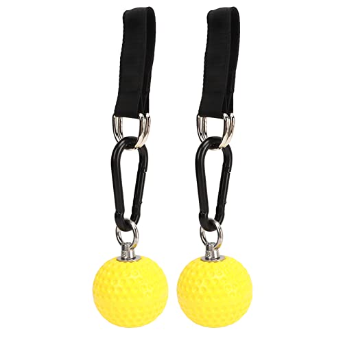 Socobeta Climbing Pull Up Balls Set with Staps for Strength Training Indoor and Outdoor Grip Exercise Durable PU Material 2 Units