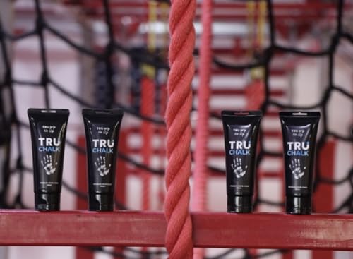 TruChalk Premium Liquid Chalk 100ml Bottle, All Grip No Slip No-Mess Chalk for Obstacles, Gymnastics, Rock Climbing, Crossfit, and Weightlifting. Sweat Resistant and Long Lasting Grip Strength.