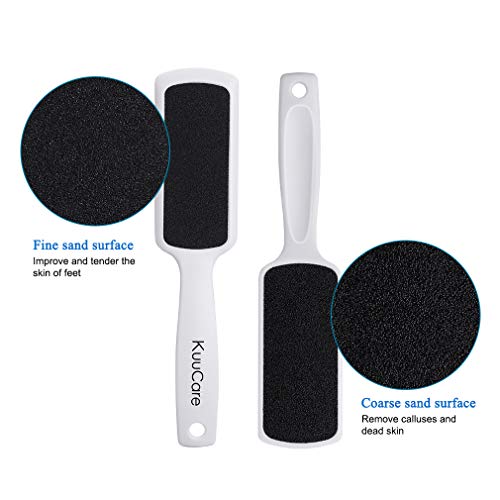 4 Pcs Foot File, Callus Remover for Feet | Double-Sided Colossal Pedicure Tools Foot RASP, Foot Scrubber, Dead Skin Exfoliator for Feet