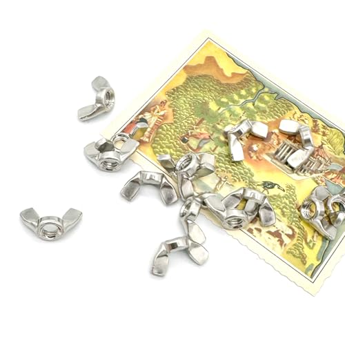 15 Pcs 5/16"-18 Wingnuts 304 Stainless Steel Wing Nuts Fasteners Parts Butterfly Nut, Hand Twist Tighten Hardware Nuts Butterfly Wing-Nut - size: 5/16"-18 - 304 Stainless Steel - 15 Pcs