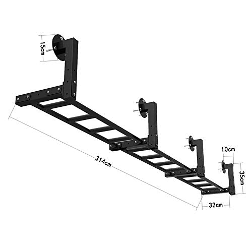 Pull-Up Bars Wall-mounted Horizontal Bars And Parallel Bars Climbing Frame, Cross-beam Steel, Exercise Equipment For Home Gym, Safe Load 300KG (Size : Style 3) - size: Style 3