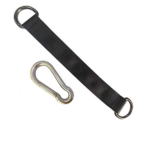 Tree Swing Straps, 1 PCS 25cm / 9.8inches Heavy Duty Hanging Kit with Carabiner, Holds 220 lbs, Perfect for Swing Seat, Hammock, Plank - color: 1pack 25cm straps with Carabiner