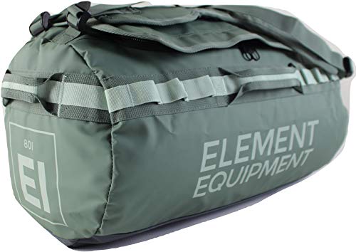 Element Equipment Trailhead Duffel Bag Shoulder Straps Waterproof Olive/Green Medium - color: Olive/Green, size: Medium 51 Liters