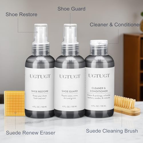 Shoe Cleaner Kit,Compatible with birkenstock,Suede Shoe Cleaner Kit | NO harsh chemicals, Shoe Waterproof,Shoe Care for Suede,Nubuck,Sheepskin with Suede Eraser and Shoe Brush
