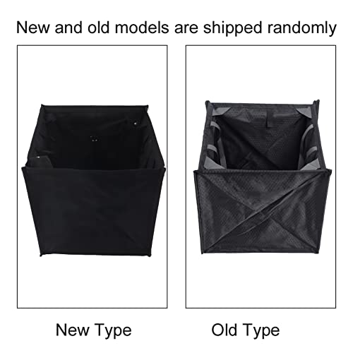 Rock Tree Climbing Rope Storage Basket Portable Folding Throwing Cord Frame Bag Heavy Duty Nylon Organizer Gear Equipment Carrier Pouch Black Outdoor Adventure