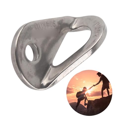 HERCHR Bolt Hanger, 2Pcs 304 Stainless Steel Bolt Hanger Outdoor Caving Protection Hardware Accessory for Outdoor Mountain Climbing - size: M10