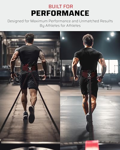 THEFITGUY Ultimate Dip Belt & Sled Pulling Belt | Ultimate Combination for Maximized versatility & strength