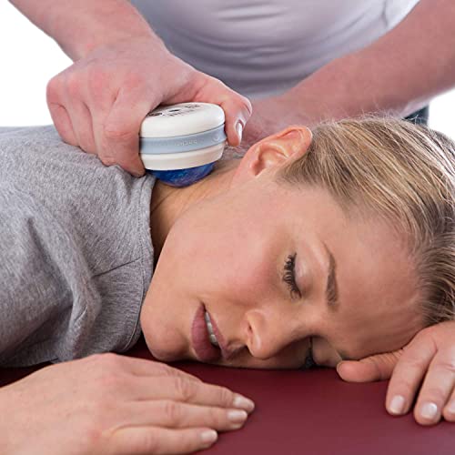 Body Back FSA Eligible Manual Massage Roller Ball | Deep Tissue Roller & Lacrosse Ball - Handheld Massager for Sore Muscles & Joint Pain | 360° Mobility Therapy Ball for Athletes & Fitness Recovery - color: Silver