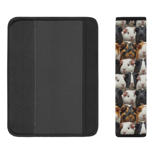 2 Pack Guinea Pigs Seat Belt Shoulder Pad Universal Soft and Comfortable Shoulder Protector for Kids, Most Cars, Pressure Relief - color: Pattern 428