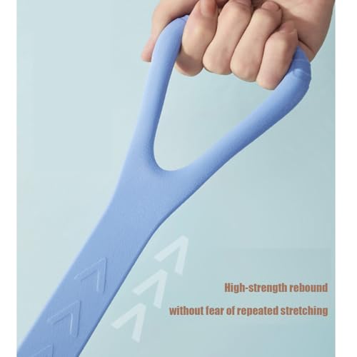 ANIS·KEAAR 3 Colors Figure 8 Resistance Band - Elastic Fitness Rope for Arm, Back, Shoulder & Full-Body Workouts | Foot, Leg, Hand Stretcher for Yoga, Pilates, Physical Therapy & Home Gym Exercise.