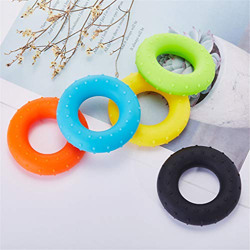 3PCS Finger Stretcher Resistance Bands Strength Trainer for Forearm Exercise Guitar Finger Strengtheners Rock Climbing 6.6 8.8 11 Pounds - color: style 7