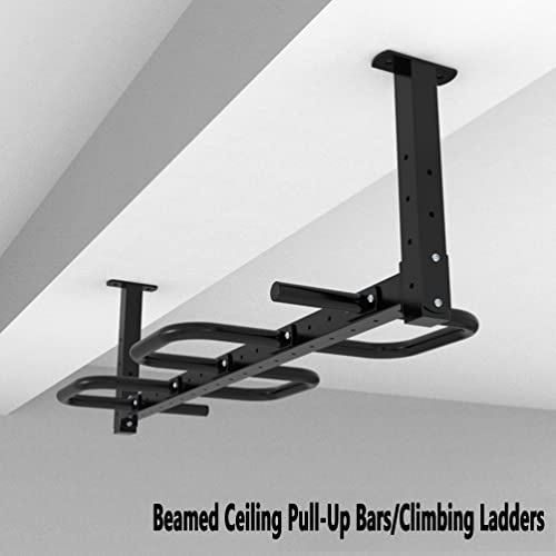 Wall-Mounted Pull-Up Bars/Climbing Frames, Home Gym Upper Body Strength Training Fitness Bar, Security And Stability, Load 300 Kg - size: 285CM