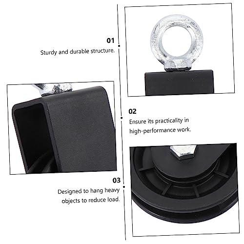 Zerodeko Aluminum Alloy Swivel Groove Wheel Pulley for Strength Training High-Performance Lifting Pulley Bearing Fitness Equipment Accessory for Home Gym