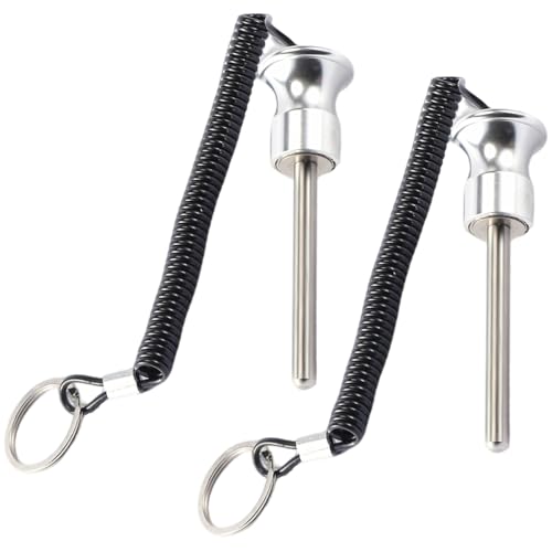 Gym Pin, Weight Stack Pin, Magnetic Weights, Universal Magnetic Weight Pin with Pull Rope, Gym Pins for Weight Stack, Home Gym Parts, Exercise Machine Parts & Accessorie - color: silver