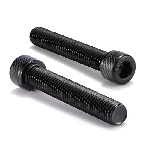 1/2-13 x 3 Socket Head Cap Screws Bolts, 20Pcs 304 Stainless Steel 18-8, Allen Socket Hex Drive, Full Thread, Black Oxide by SG TZH(with Hex Spanner) - size: 1/2-13 x 3"