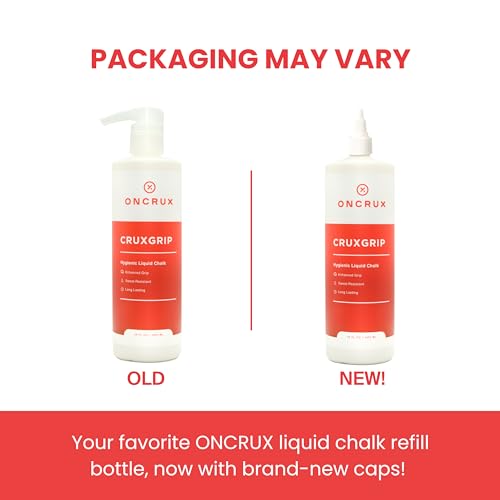Liquid Chalk - Sweat Resistant, Mess Free Lifting Chalk - Made in USA - Superior Hand Grip for Weightlifting, Rock Climbing, Gymnastics, Crossfit, Powerlifting - style: 16 Fl Oz