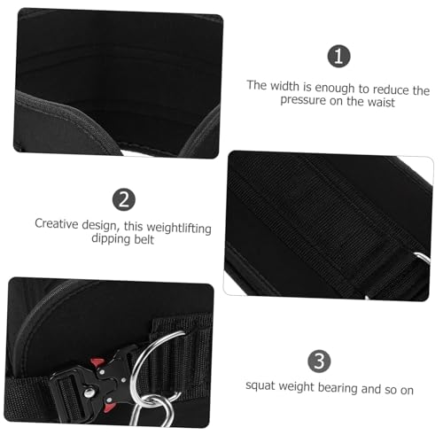 GALPADA Thickened Weightlifting Belt with Detachable Chain for Bodybuilding Powerlifting Gym Accessories Men and Women Heavy-duty Waist Support for Running Hiking Climbing Yoga and