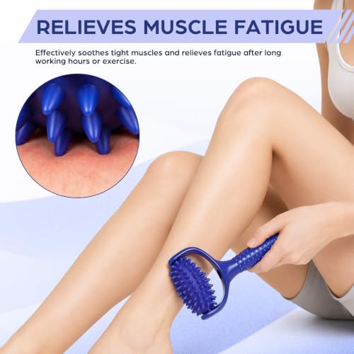 Lurrose Handheld Spiky Massage Ball Roller for Deep Tissue Release | Myofascial Release, Fascia Release Tool for Neck, Back, Leg & Deep Tissue Massage, Body Relaxation, Muscle Pain Relief