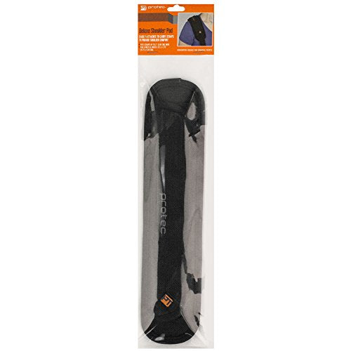 Protec Deluxe Neoprene Non-Slip Shoulder Strap Pad, Fits Straps Up to 2 Inches Wide, Black, Model SHPAD12