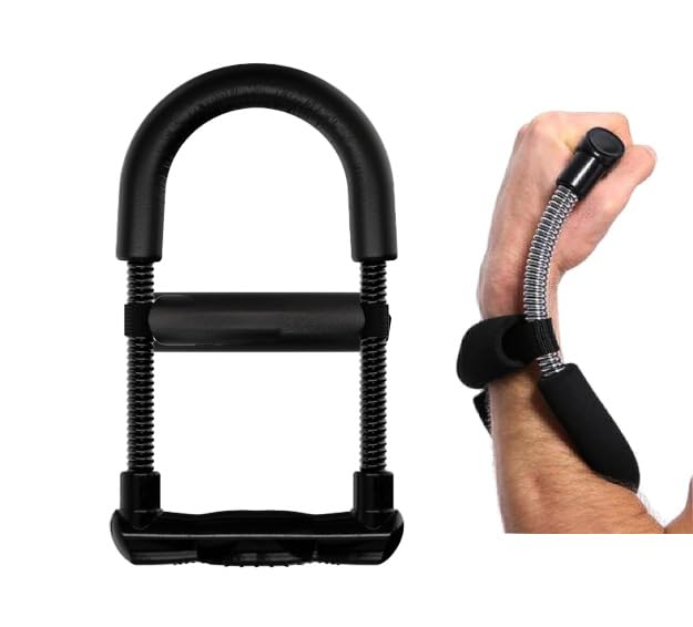 Hand Grip Strengthener,Grip Strength Trainer,22-132 Lbs Adjustable Resistance Forearm Exerciser Workout for Rehabilitation Athletes Climbers Musicians - color: black 7 pack