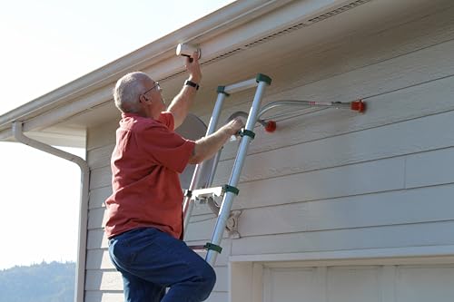 Ladder Stabilizer, American Made Heavy Duty Standoff Fits Most Ladders, Secure Roof and Wall Extension Accessory, Gutter Protection Tool, 25 Years Proven Safety, 5 Year Limited Warranty
