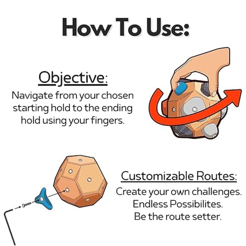 Handcrafted Climbing Balls That Improve Strength and Accuracy, a Finger Training Tool for Climbers