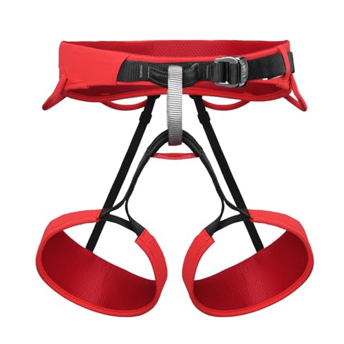 KAILAS Airo Rock Climbing Harness Men Roofing Harnesses Rescue Mountaineering Safety Belt Women Comfortable Lightweight - color: Red, size: X-Small