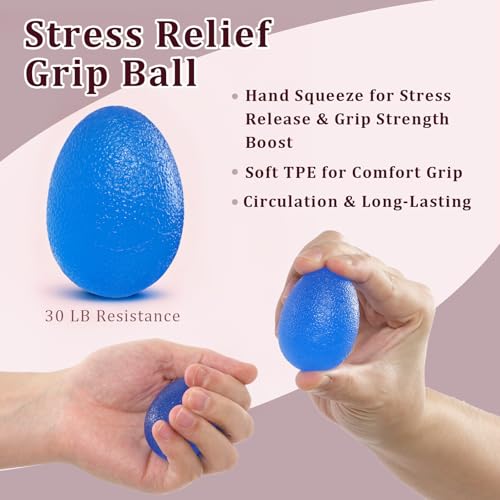 Grip Strength Trainer Kit Adjustable 10-132Lbs Hand Exerciser Counter | Forearm Strengthener, Finger Stretcher, Stress Ball and Bag for Grip Recovery, Wrist Training, Rehab, Climbers and Musicians - color: Pink