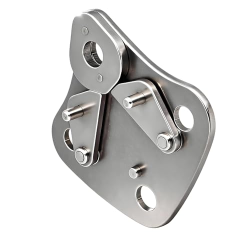 Multifunctional Stainless Steel Continuous Connectors Plate Suitable for Secure Rock Climbing and Outdoor Activity Outdoor Climbing Gear