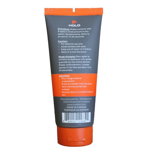 HOLD Liquid Sports Chalk for Climbing, Weightlifting, Gymnastics & Powerlifting – No Additives, Non-Toxic, Sweat-Resistant, Strong Grip Performance - style: Unscented