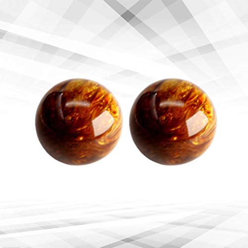 Hand Massage Balls for Elderly Hand Therapy and Fitness Handball Set Solid Resin Exercise Balls for Muscle Movement Flexibility and Relaxation 2 Pack 2 Inch