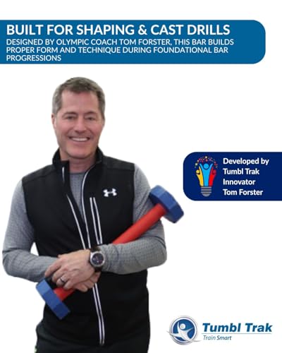Tumbl Trak Forster Bar Skills Trainer,Blue 20 in x 5 in x 5 in