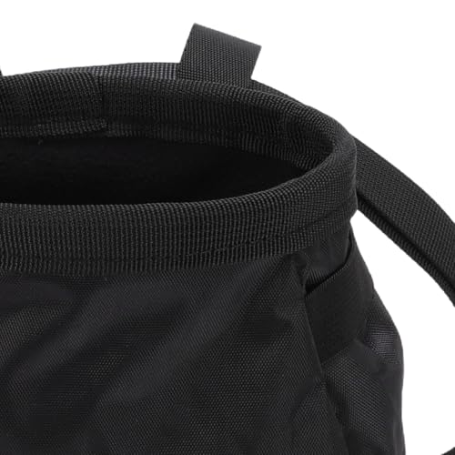 Chalk Bag, Oxford Cloth Climbing Chalk Bag with Soft Fleece Lining Adjustable Drawstring Closure for Rock Climbing Bouldering Gymnastics
