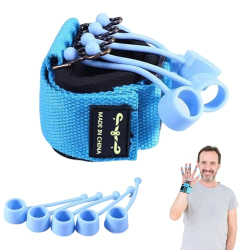 Finger Strength Exerciser Silicone Reusable Grip Strength Trainer | Universal for Wrist Physical Rehabilitation, Adults Hand Cramps Recovery, Men Women - color: 40 pounds