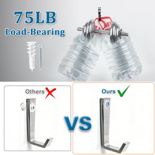 LEYU 140PCS Self Drilling Drywall Anchors and Screws Kit #8 x 1-1/4”, Heavy Duty Sheetrock Anchors for Hanging Shelves,Picture Frames,Curtains, No Pre-Drilling, Plastic Dry Wall Anchors