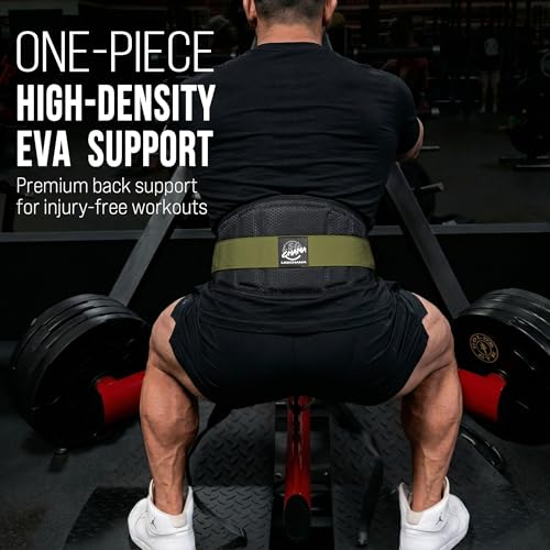 Heavy-Duty Belt for Belt Squats, Weight Training Rack Attachment, Squat Machine Accessory, Strength Training Equipment - color: Green